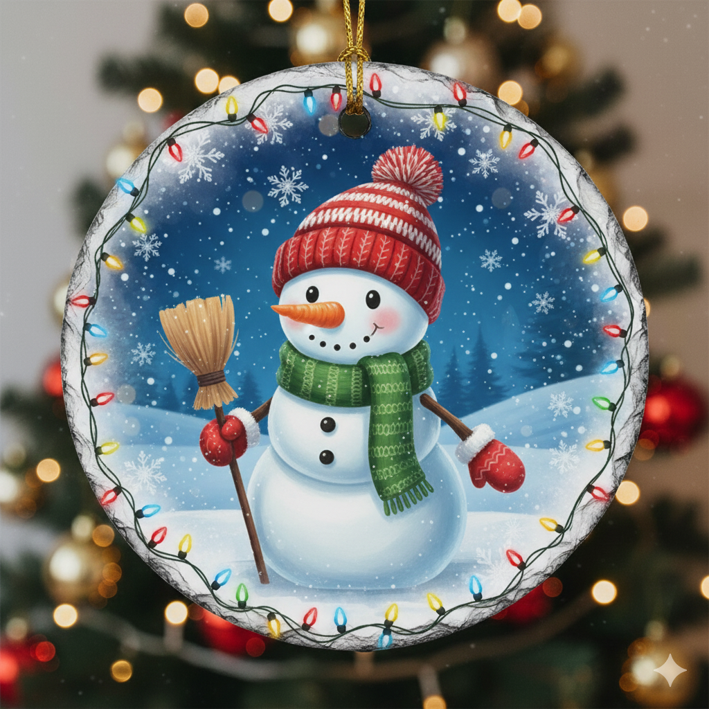 Pearl Coating™ Sublimation Round Hanging Slate with Hole - Pack of 10 - Joto Imaging Supplies Canada